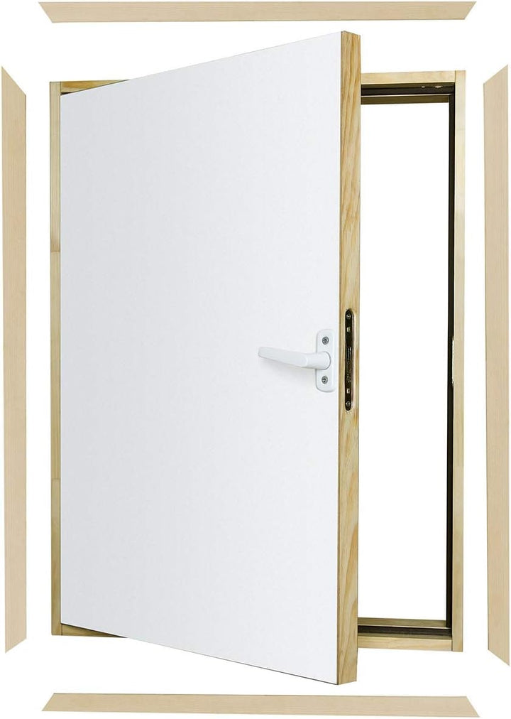 Kniestocktür FAKRO DWK 70 cm x 90 cm mit Wärmedämmung U=1,1 W/m²K 70 x 90 cm Weiss/Opulenter Garten,