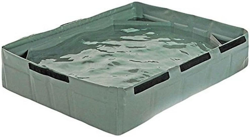 Kleinmetall 50555050 Kofferraumschutz CleverTank, Faltwanne, Masse: B 60 cm x T 60 cm x H 20 cm, Grü