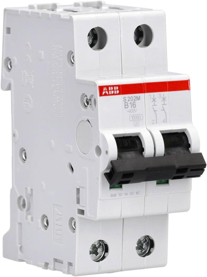 ABB 2 cds272001r0165 – int. aut. s202 m-b16 2P 16 A B 15 KA