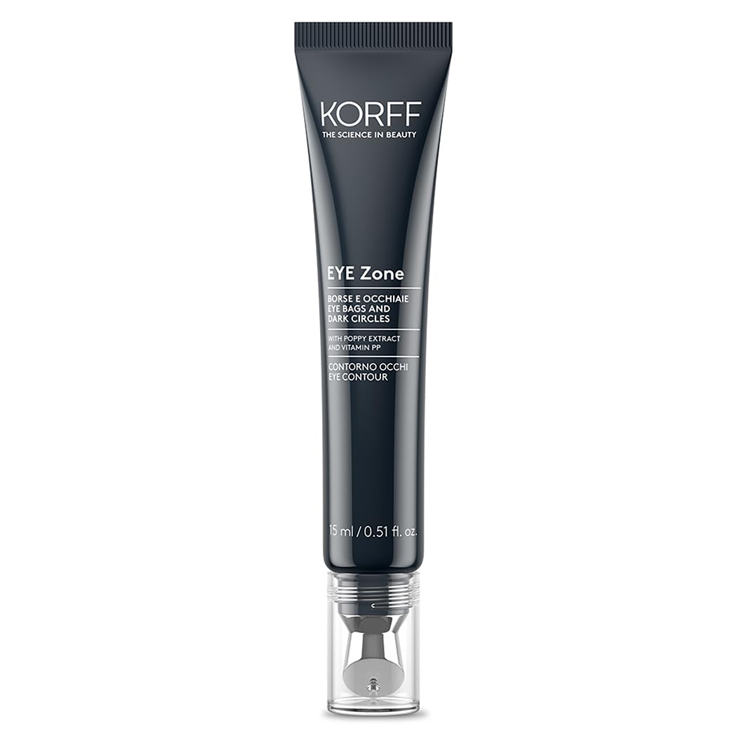 Korff Eye Zone Augen- und Augenpartie mit Koffein und Vitamin PP, Anti-Schwellung und Anti-Ermüdung,
