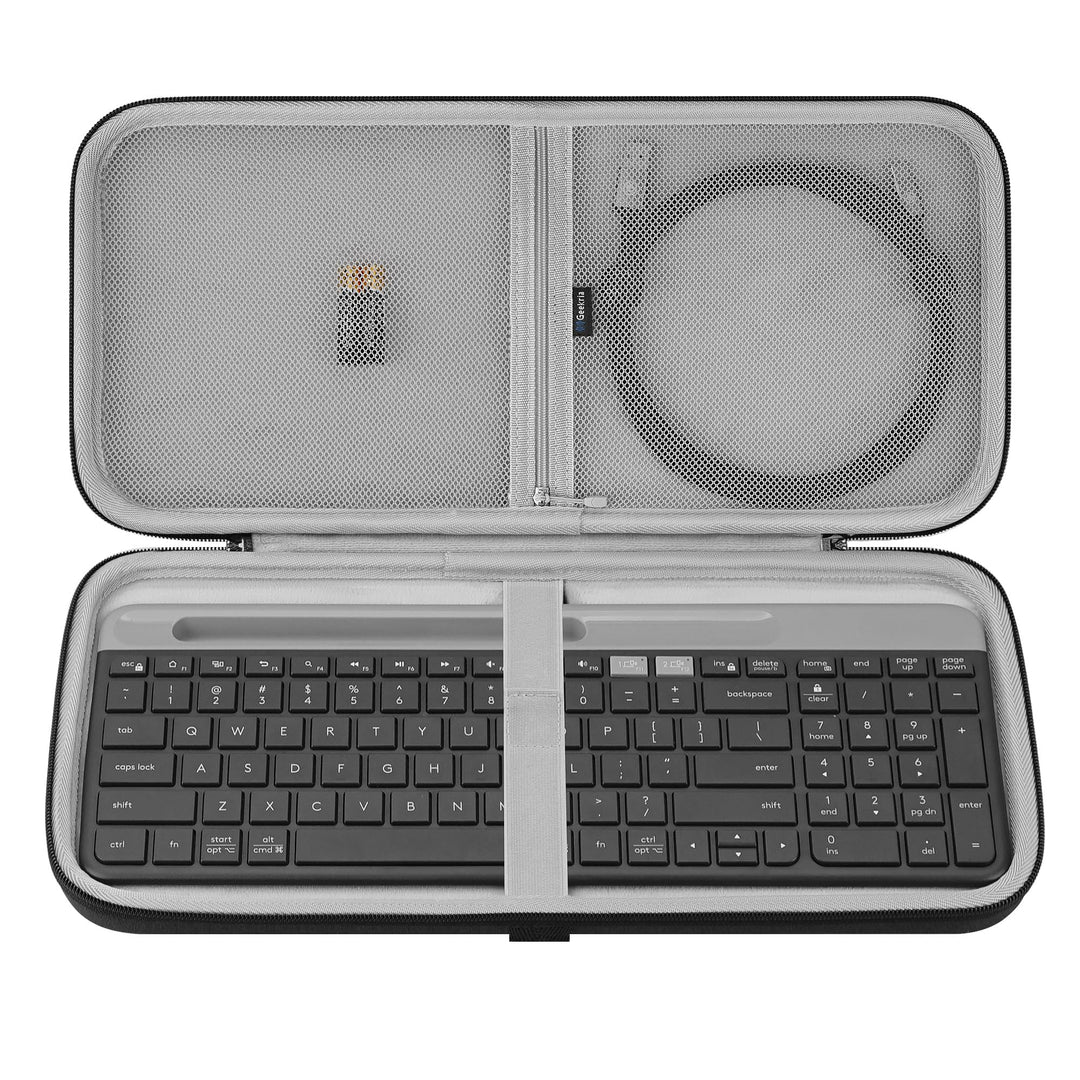GEEKRIA Tastaturhülle kompatibel mit Logitech MK470 Slim Wireless, K585, K580 Multi-Device Slim Wire