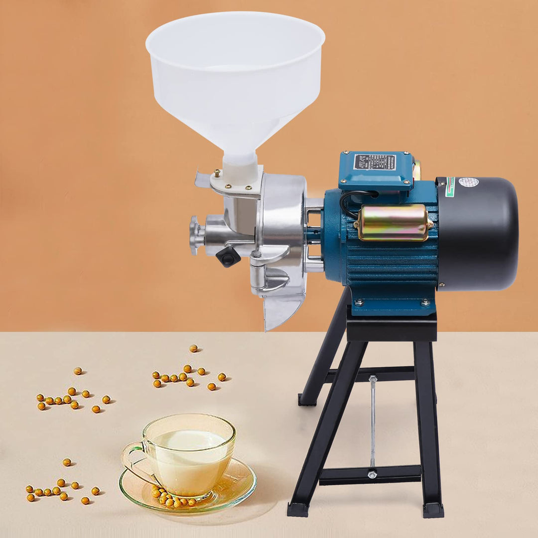 GetreidemüHle Elektrische SchrotmüHle Reis Mais Sorghum KornmüHle Mit Tricht Elektrisch GewüRzmüHle