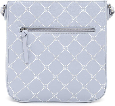 Tamaris Umhängetasche TAS Anastasia 30103 Damen Handtaschen Karo Einheitsgrösse Greyblue 855, Einhei