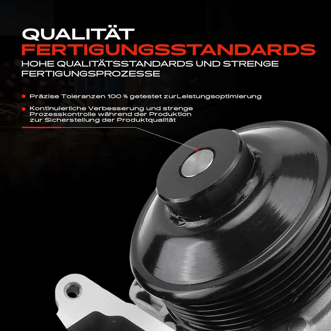 Frankberg Wasserpumpe Kompatibel mit 3er E90 3.0L 2008-2011 3er Cabriolet E93 3.0L 2009-2013 3er Cou