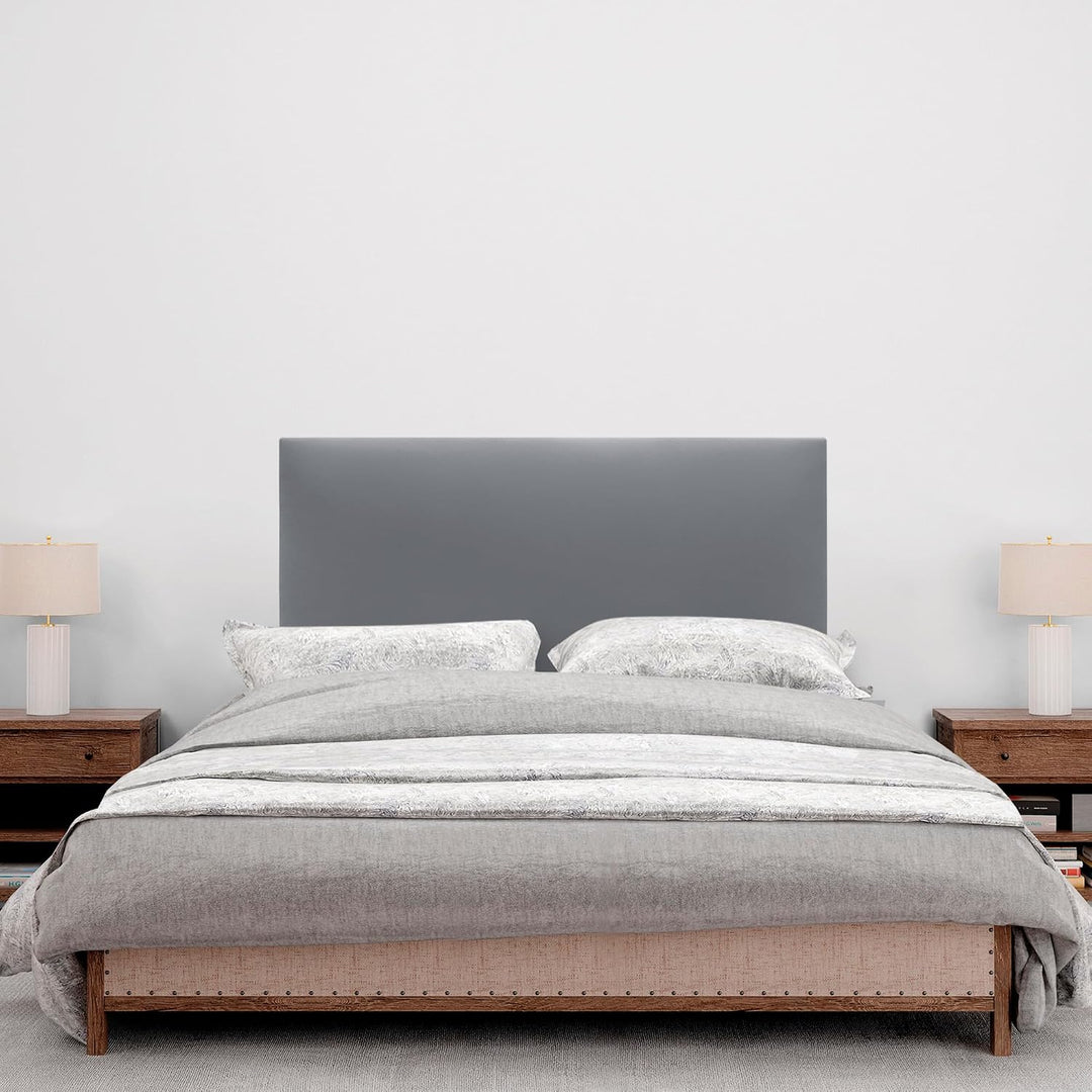 DHOME Kopfteil aus Kunstleder oder Stoff AQUALINE Glattes gepolstertes Kopfteil Luxusbett Kopfteil (