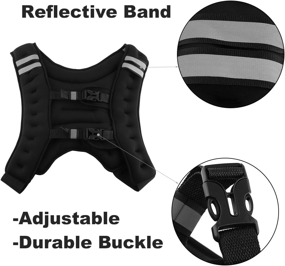 Gewichtsweste Laufweste Trainingsweste 10kg für Fitness