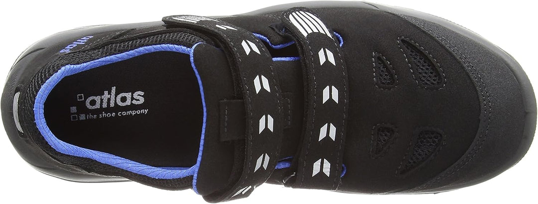 Atlas Alu-tec 360 - EN ISO 20345 S1 - W10, Unisex - Erwachsene Sicherheitsschuhe 37 EU Schwarz, 37 E