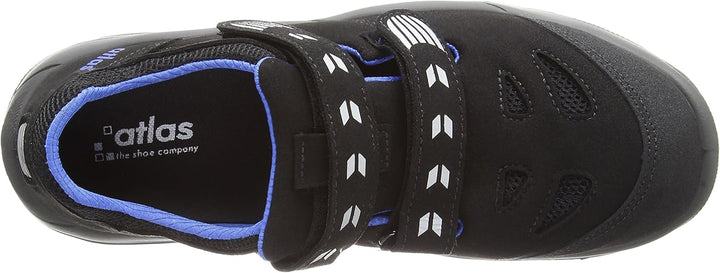 Atlas Alu-tec 360 - EN ISO 20345 S1 - W10, Unisex - Erwachsene Sicherheitsschuhe 37 EU Schwarz, 37 E