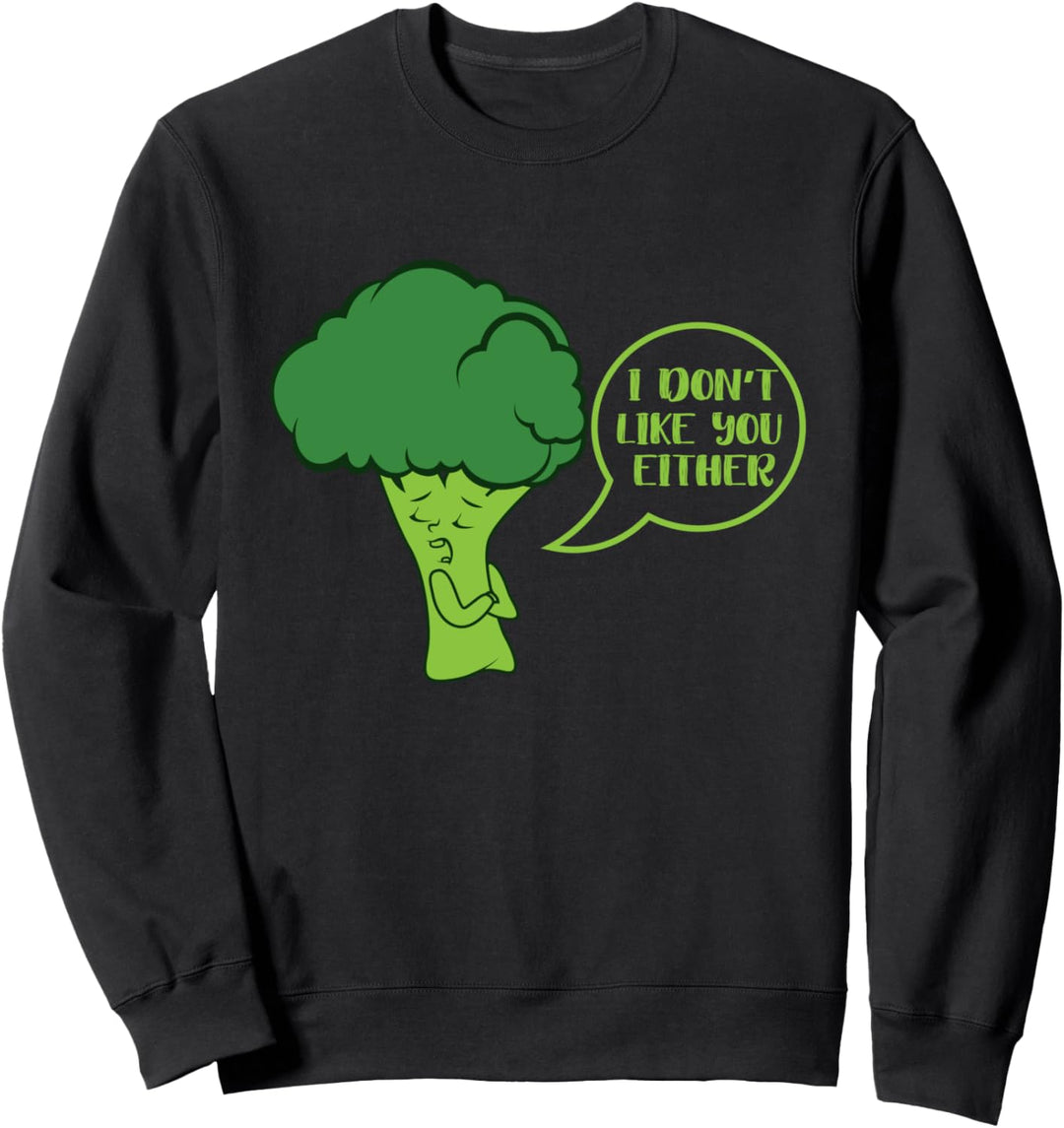 Kinder Lustiges Brokkoli Gemüse Witz Tshirt nicht wie Gemüse Sweatshirt