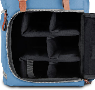 GOgroove Sac à Dos pour Appareil Photo Reflex Numérique avec Compartiment à Tablette, Séparateurs Mo