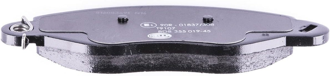 HELLA PAGID 8DB 355 019-451 Bremsbelagsatz - T9107 - Dicke/Stärke: 17.7mm - Bremssystem: Bosch - mit