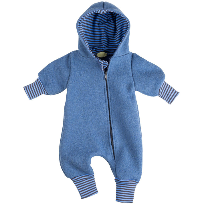 Lilakind Wollwalk Overall Baby & Kinder – Walkoverall mit Kapuze aus Walkloden – Handmade in Germany