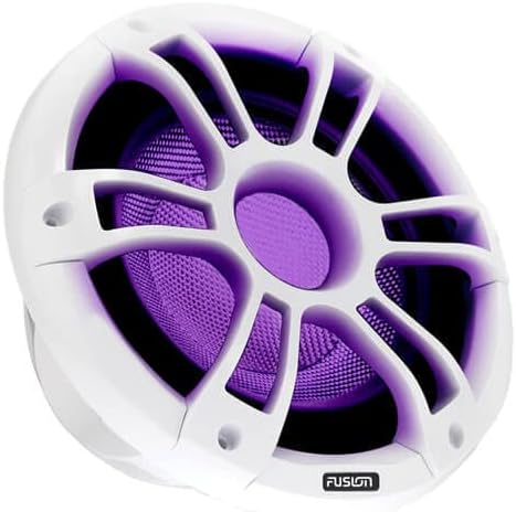 Garmin Fusion Signature Series 3, SG-SL102SPW Sports White 25.4 cm Marine Subwoofer, mit CRGBW LED-B