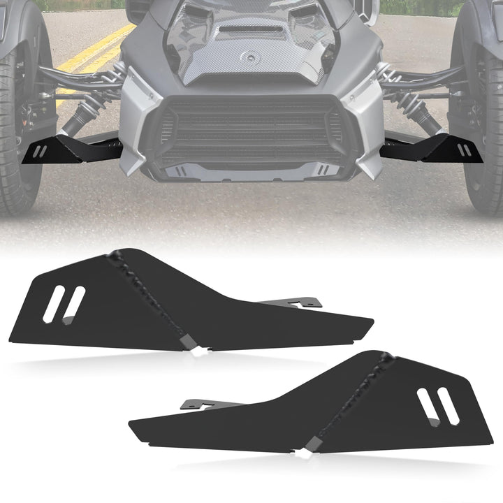 Aluminium-Spritzschutz für Can-Am Ryker, SAUTVS Schwarze A-Arm-Schutzfolien für Can-Am Ryker, alle M