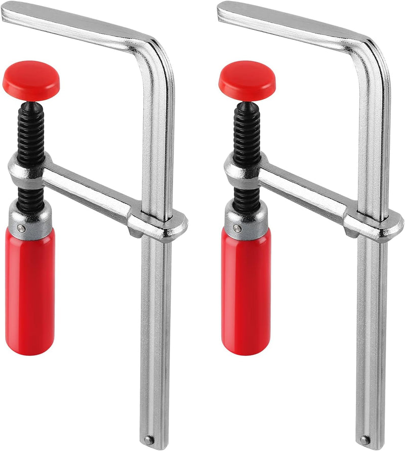 MAXPOWER 1 Paar 160mm x 60 mm Professionelle Schraubzwingen Set für Führungsschienen oder Tischklemm