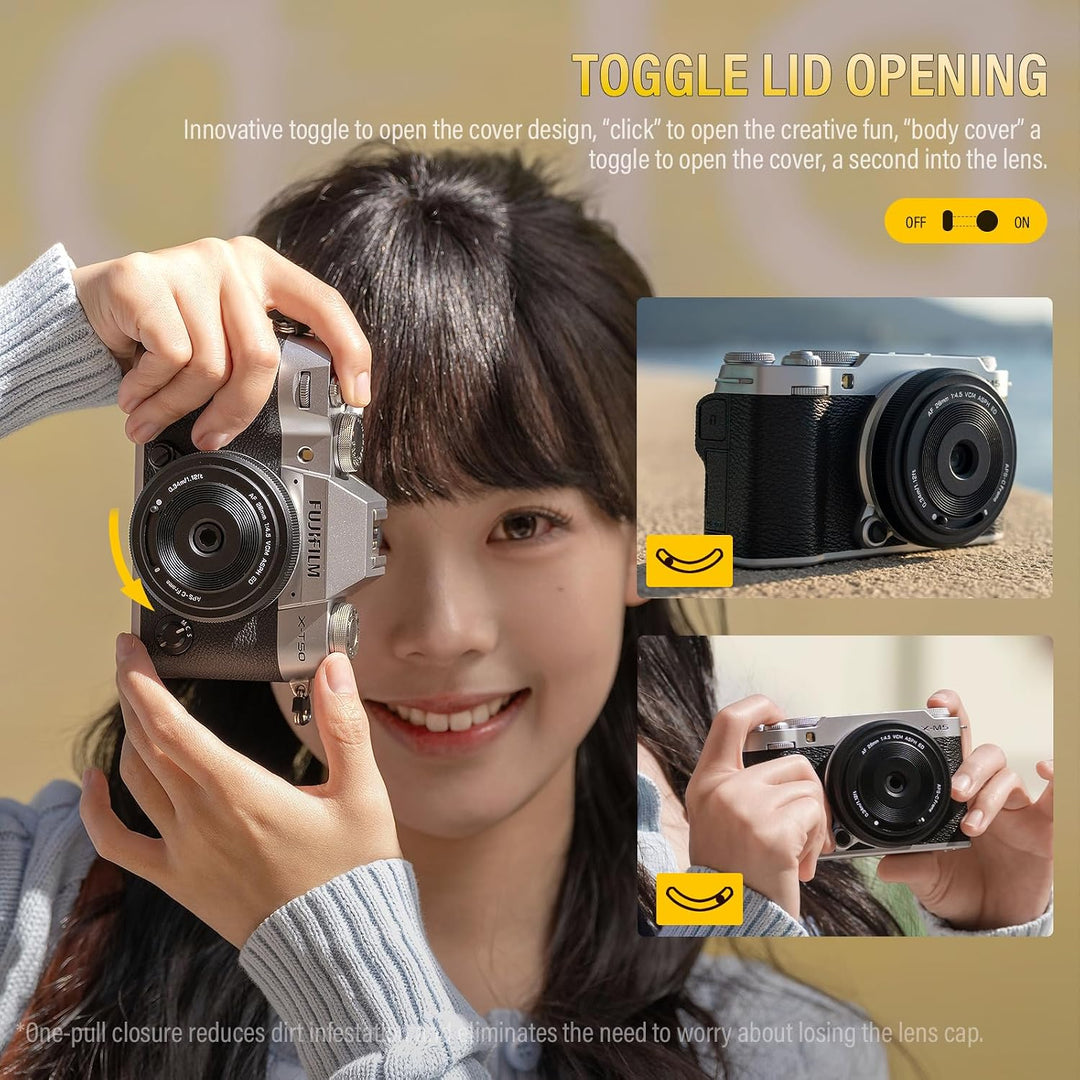 VILTROX 28mm F4.5 XF Autofokus Objektive für Fuji X Mount Kamera Objektive Lenses Kompatibel Fujifui
