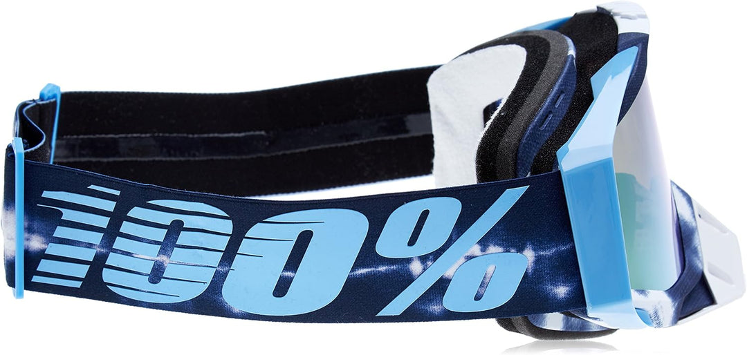 100% Unisex Racecraft Brille Einheitsgrösse blau / weiss, Einheitsgrösse blau / weiss