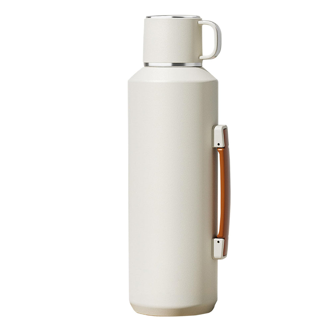 Simcat 1500ml Thermoskanne Thermosflasche 316 Edelstahl, Edelstahl Trinkflasche (hält 24 Stunden), T