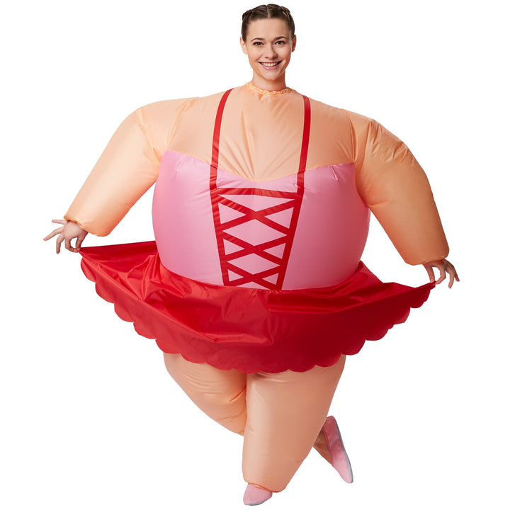 dressforfun Aufblasbares Kostüm, Huckepack Kostüm, Faschingskostüme Unisex Kostüme, Kostüm Damen, Ko