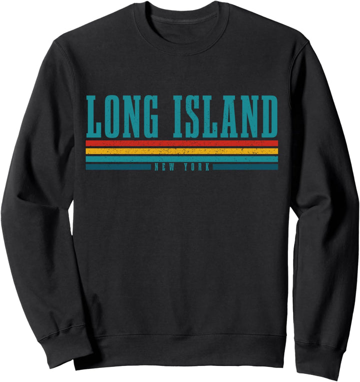 Long Island New York NY Vintage USA Amerika Souvenir Sweatshirt
