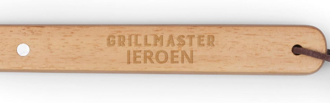 Grill gabel personalisiert mit Name Order Botschaft - Fleischgabel mit Gravur und aus Edelstahl mit
