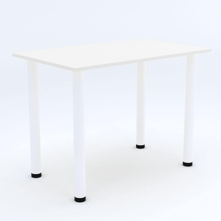 AKKE 60x40 | Esszimmertisch - Esstisch - Tisch mit weissen Beinen - Küchentisch - Bürotisch | Weiss