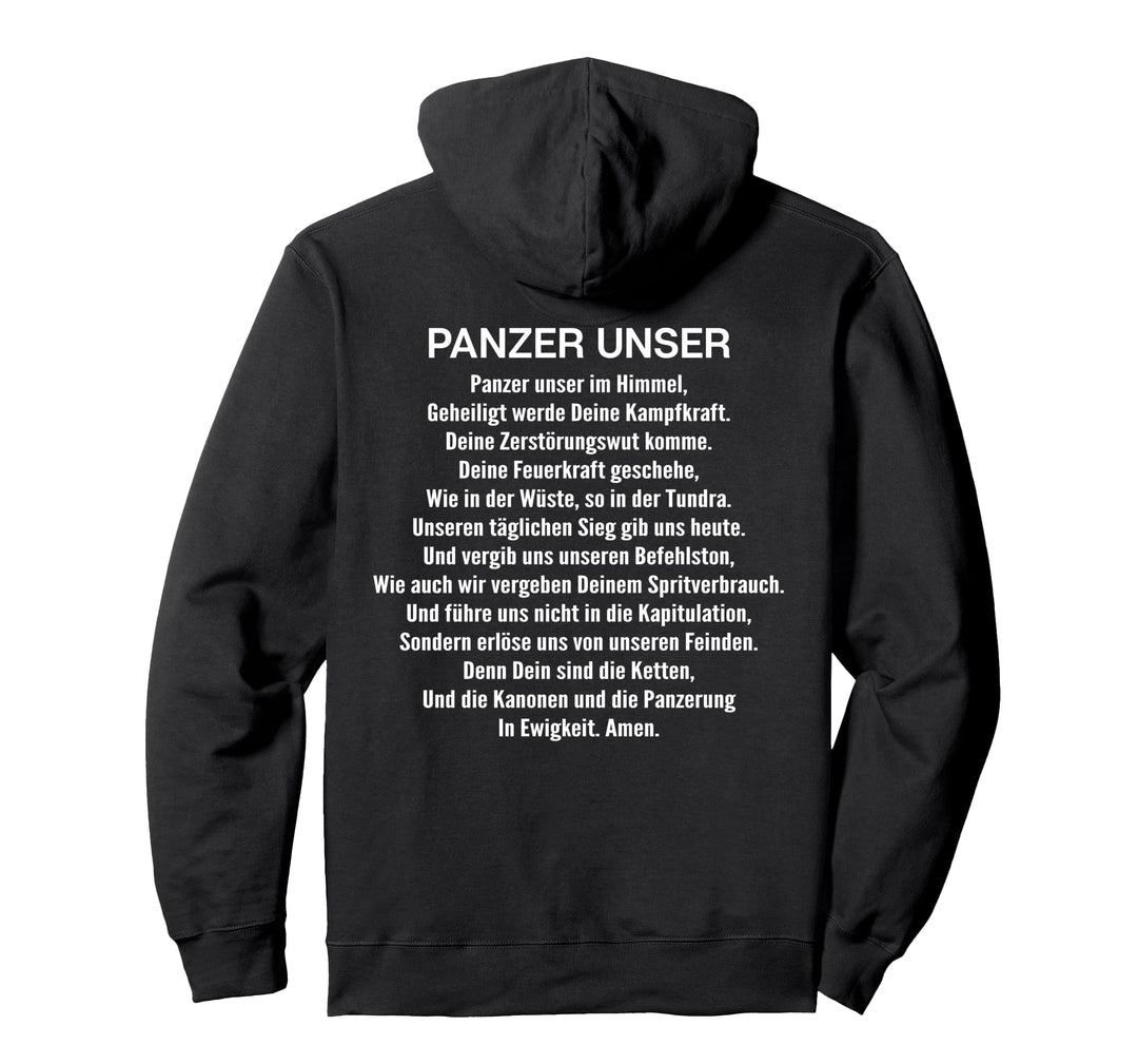 Panzerfahrer Panzer Unser Gebet Panzer Pullover Hoodie