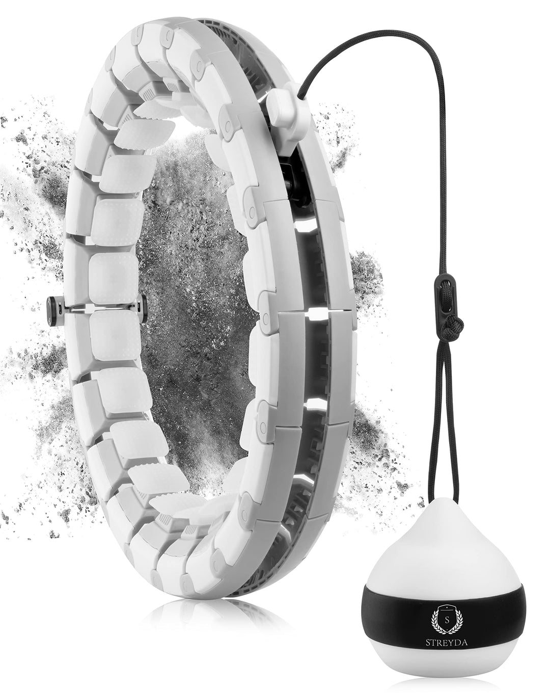 STREYDA ® Premium smart Hula Hoop, Hula Hoop Reifen Erwachsene aus hochwertigem Silikon - Hoola Hoop