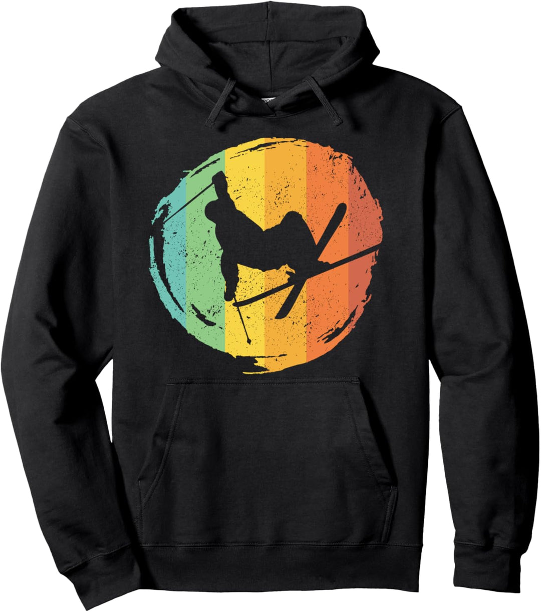 Ski Vintage Grafik Ski Geschenk Pullover Hoodie