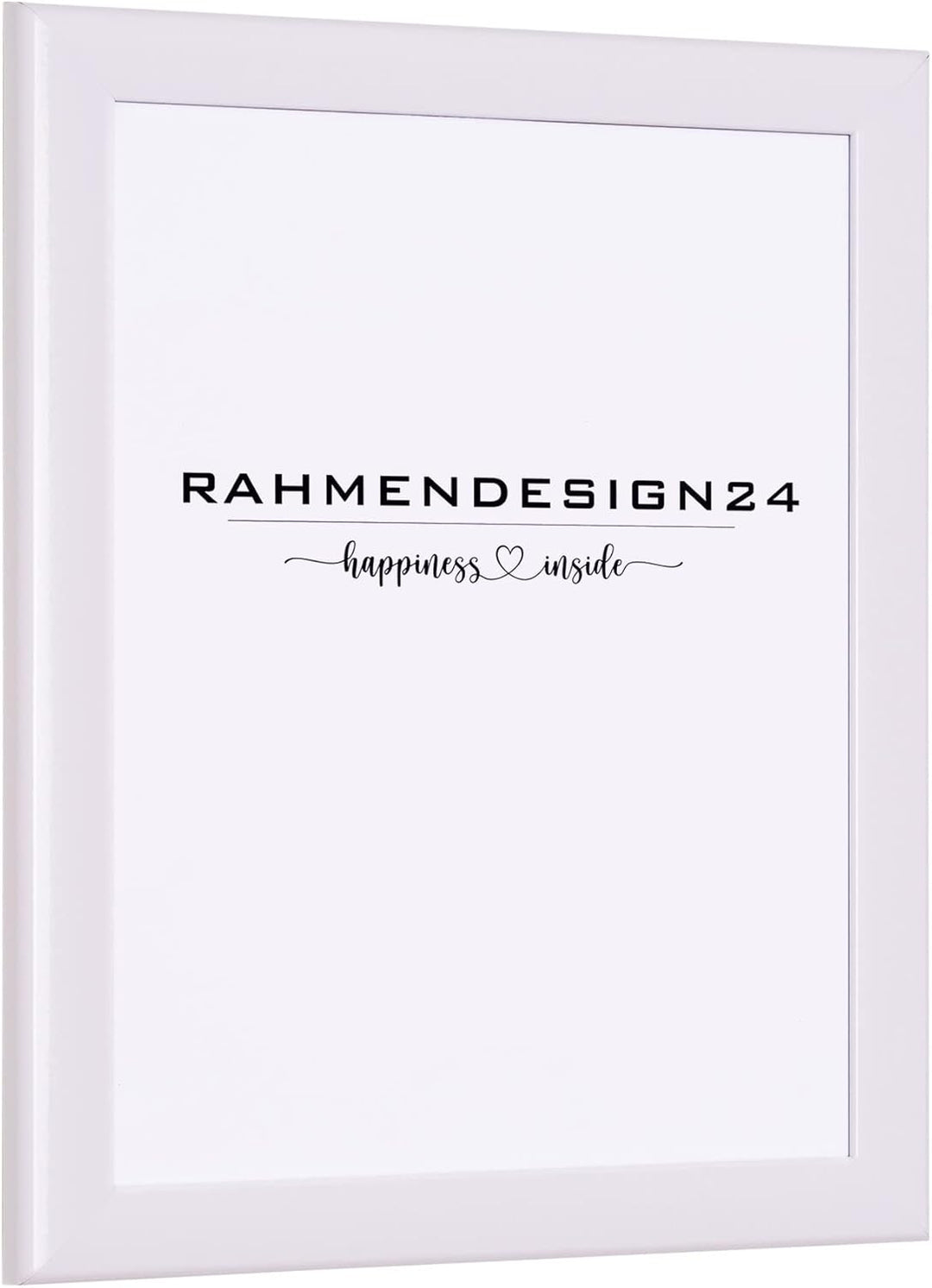 Rahmendesign24 Posterrahmen Fiona 60x90 Weiss (hochglanz) Fotorahmen, Wechselrahmen, Bilderrahmen