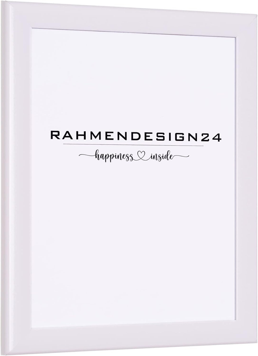 Rahmendesign24 Posterrahmen Fiona 60x90 Weiss (hochglanz) Fotorahmen, Wechselrahmen, Bilderrahmen
