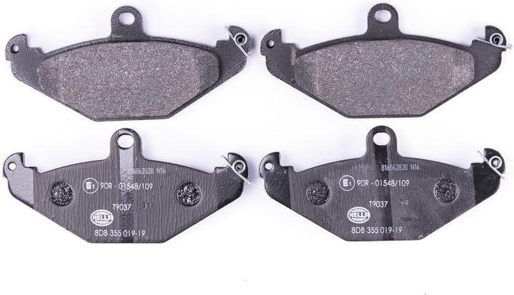 HELLA PAGID 8DB 355 019-191 Bremsbelagsatz - T9037 - Dicke/Stärke: 15mm - Bremssystem: Brembo - nich