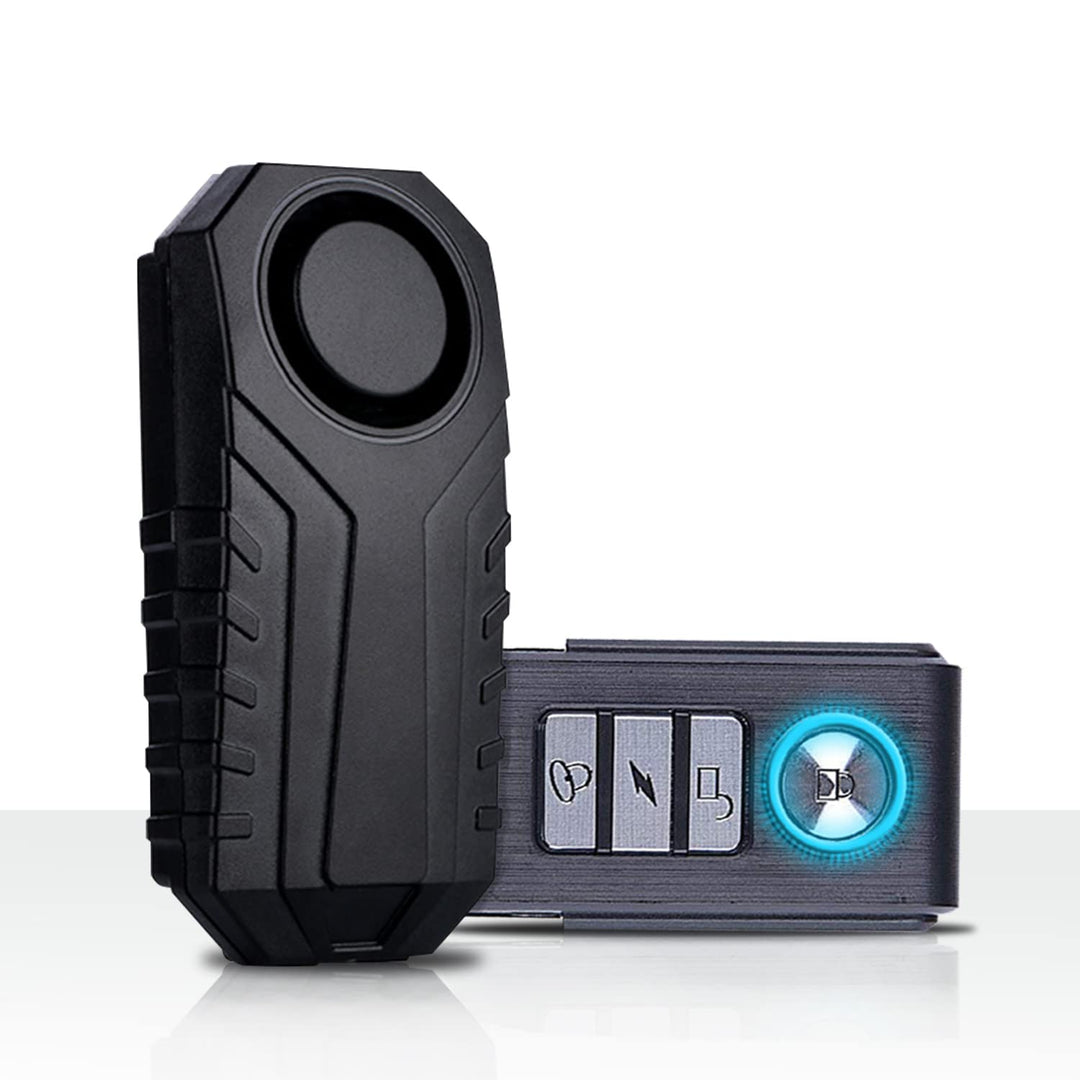 Verbesserter Fahrrad-Alarm, wasserdicht, mit Fernbedienung, Vibration, für Motorrad, Fahrrad, Tür, E