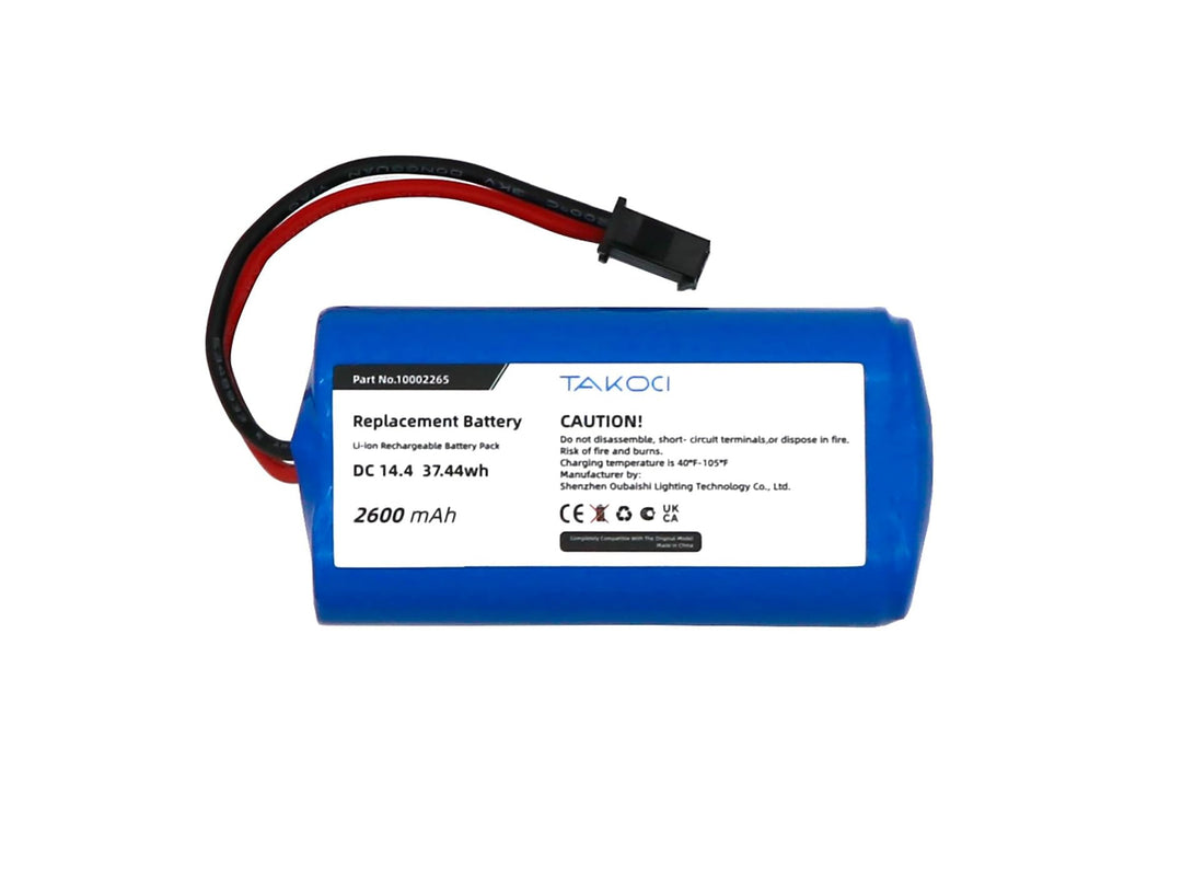 AUVTKALL Ersetzen Sie den Akku für DEEBOT 600 601 605 710 715 10002265 11 11S 11S Max 12 15C Deebot
