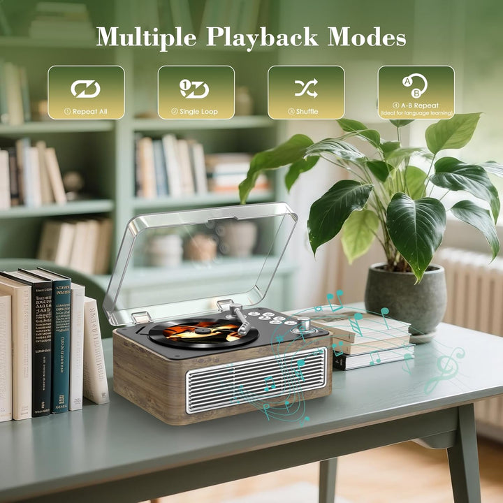 CD Player Tragbar Bluetooth: Kegaudio Radio mit CD-Player Tragbarer mit Lautsprecher Fernbedienung U