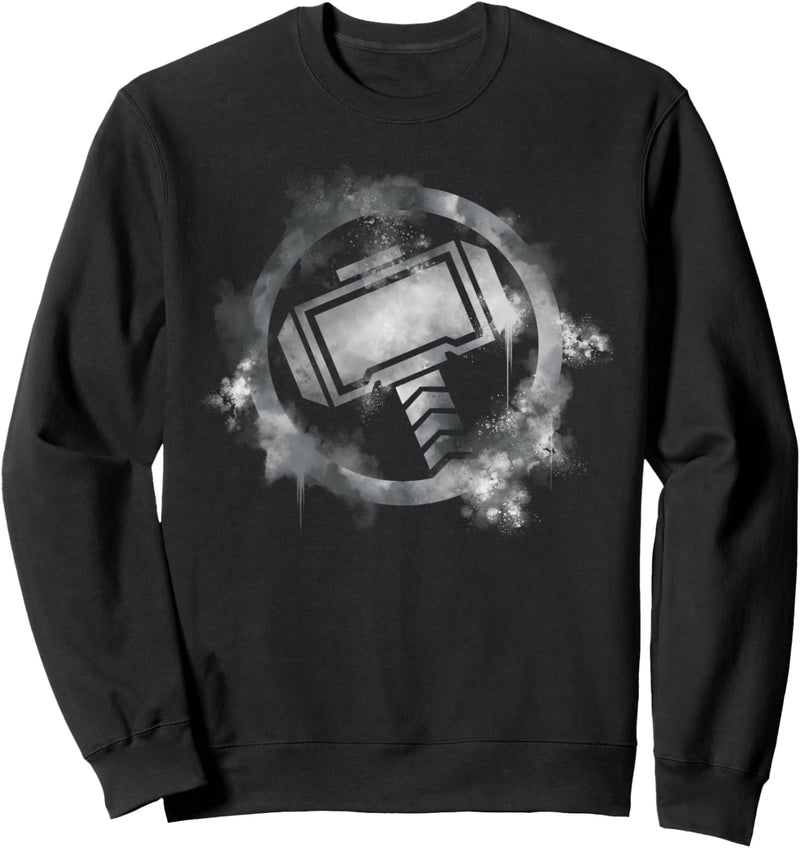 Marvel Avengers Endgame Thor Spray Paint Logo Sweatshirt