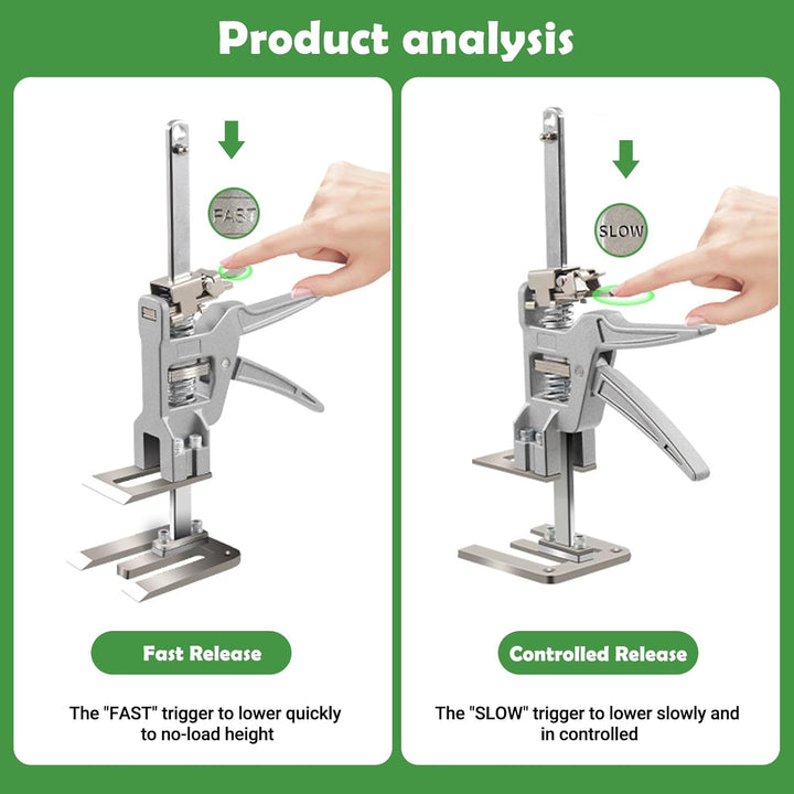 Arbeitssparender Arm, 2 Stück Arm Handwerkzeugheber mit Skala, Bis Zu 400KG Fliesenheber Hebewerkzeu
