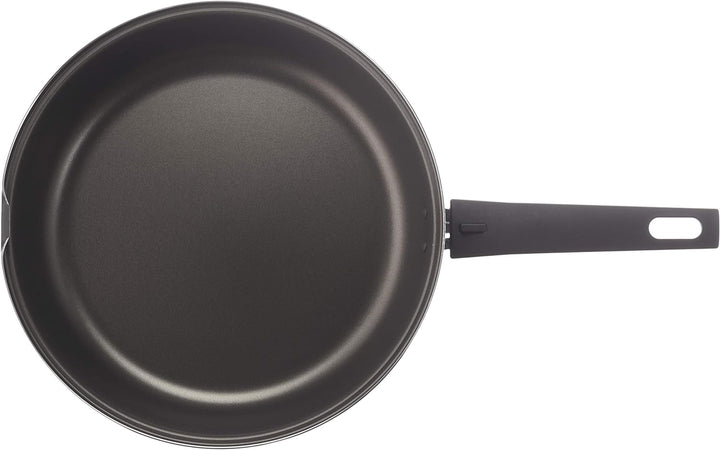 Pentole Agnelli Miniofen doppelte Aluminium Antihaft mit Griffe aus Bakelit 28 cm, 28 cm