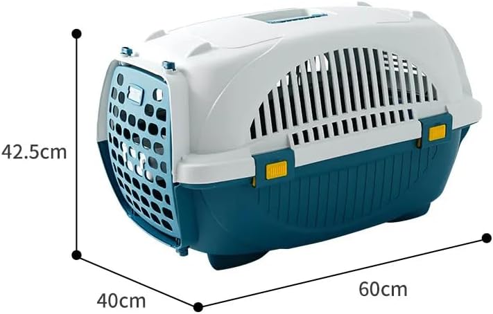 Lanco – Transportbox für kleine Hunde und Katzen. Tragbarer und atmungsaktiver Kunststoff. Haustiere