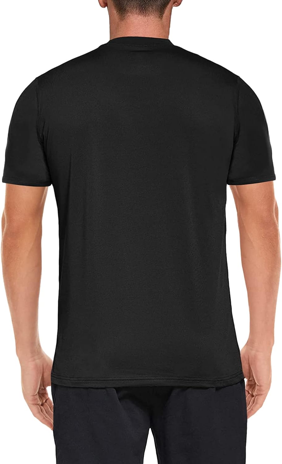 Boyzn 3er Pack Sport Tshirts Herren Kurzarm T-Shirts Funktionsshirt Laufshirt Schnelltrocknend Atmun