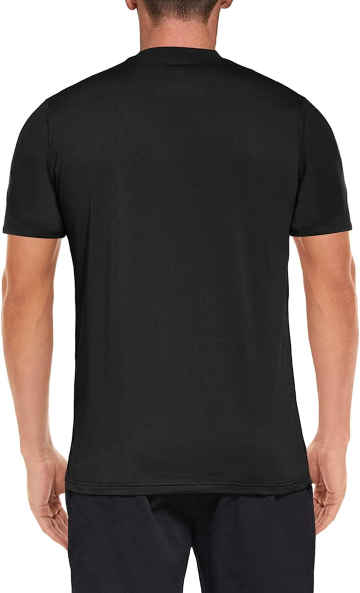 Boyzn 3er Pack Sport Tshirts Herren Kurzarm T-Shirts Funktionsshirt Laufshirt Schnelltrocknend Atmun