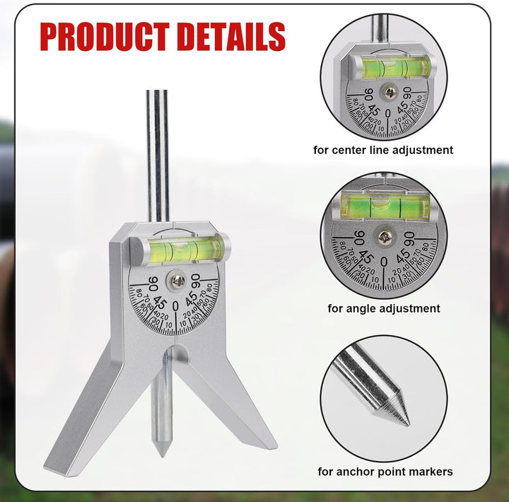 Rohrmarkierungs Zentrierwerkzeug, Rohrmarkierungswerkzeug Pipe Center Finder mit 10,16cm Y-Basis und