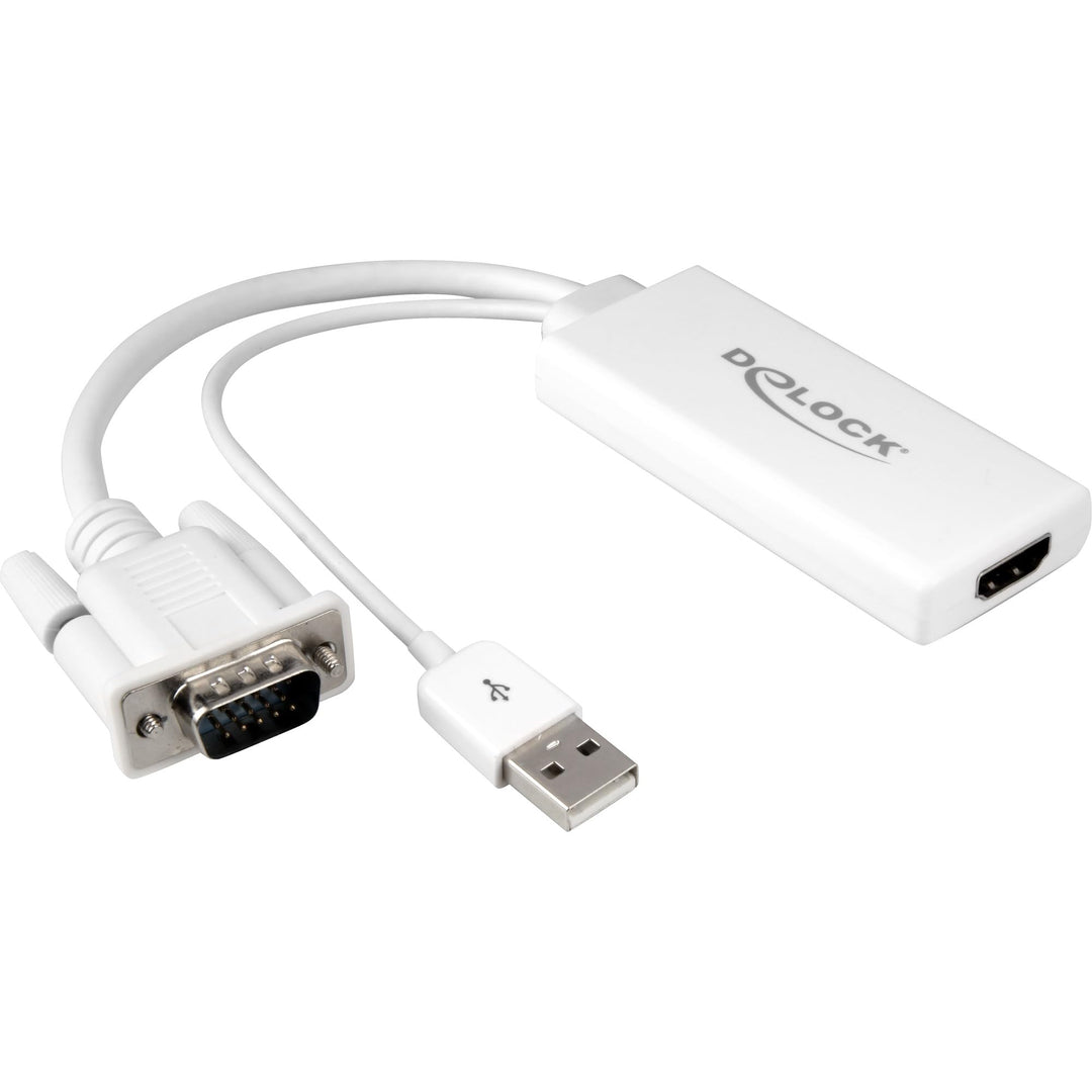 Delock VGA zu HDMI Adapter mit Audio