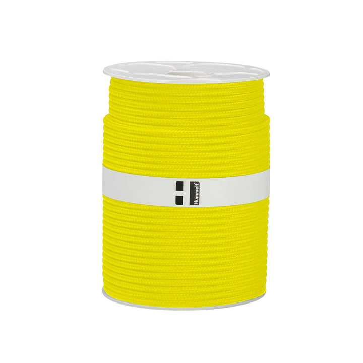 Hummelt Rope Flechtleine Polypropylenseil 6mm 100m gelb auf Rolle, 100m Gelb