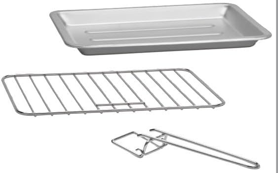 Trisa Mini Backofen 10L - Perfekt Zum Backen, Grillen, Braten &amp; Gratinieren, Temperaturregelung 100-