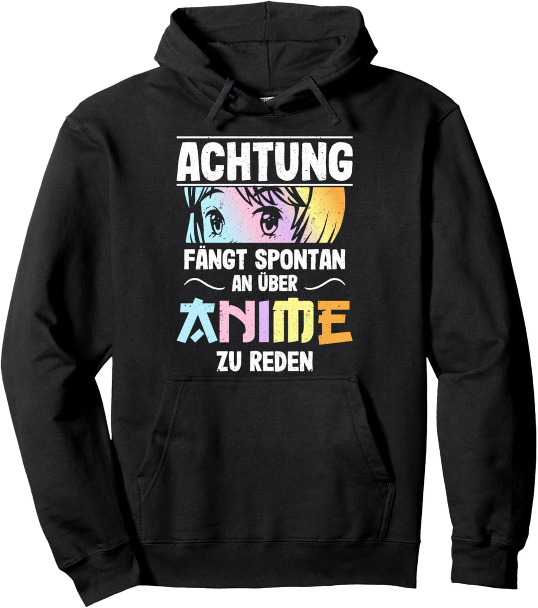 Lustiger Anime Spruch Kawaii Anime Mädchen Motiv Otaku Merch Pullover Hoodie