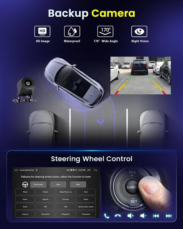 [Berlingo B9/Peugeot Partner] Autoradio Android CarPlay Android Auto | Android 15, 2+64G, 9 Zoll Tou
