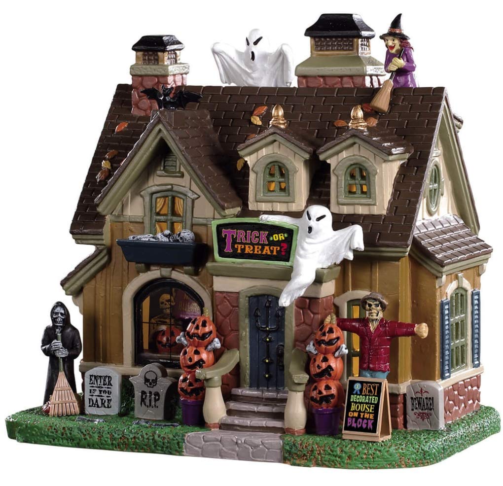 Lemax 95455 - Spooky Winner - Neu 2019 - Trick or Treat? - Spooky Town - Halloween Dekoration - Bele
