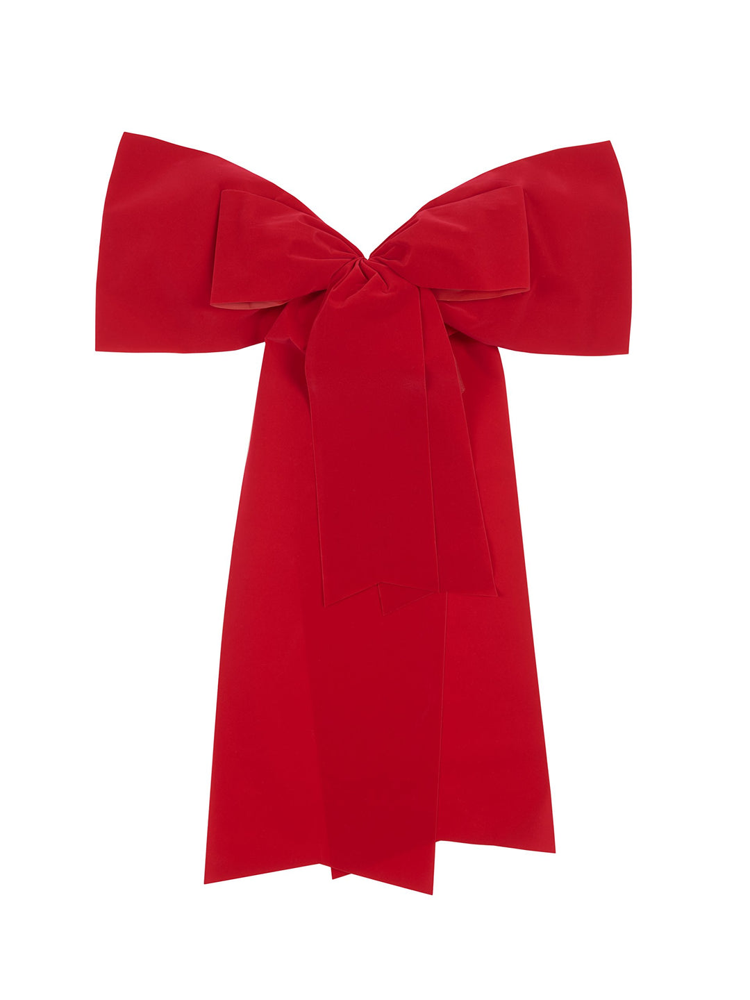 wetterfeste elegante und auffallende grosse rote Auto Schleife Geschenkschleife 50 mal 60 cm