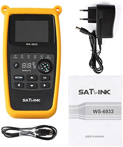 Satlink WS-6933 Camping Satfinder HD DVB-S + DVB-S2 8PSK SAT Messgerät EU Single, Single